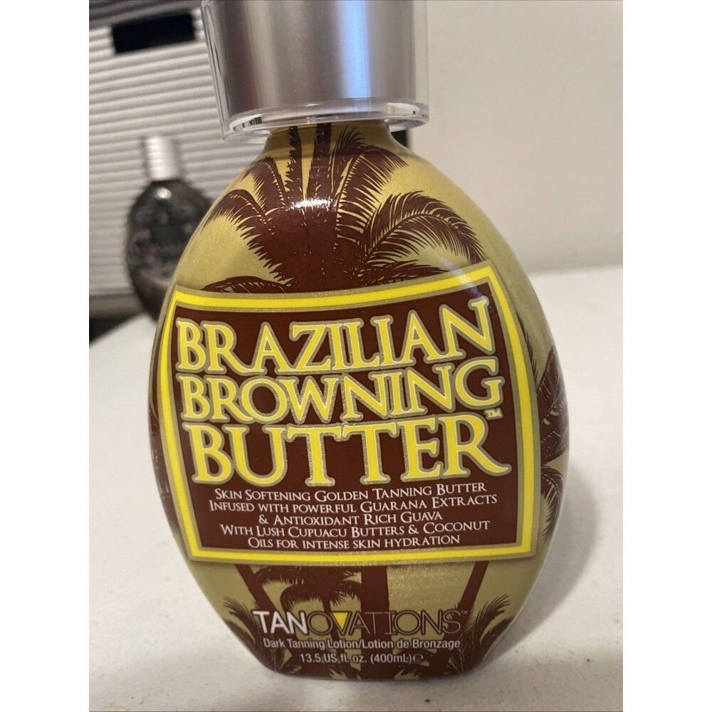 Ed Hardy Brazilian Browning Butter Dark Tanning Lotion - Skin Softening Golde...